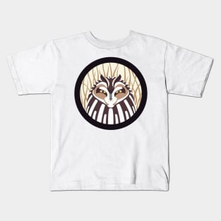 Short eared Owl Logo Kids T-Shirt